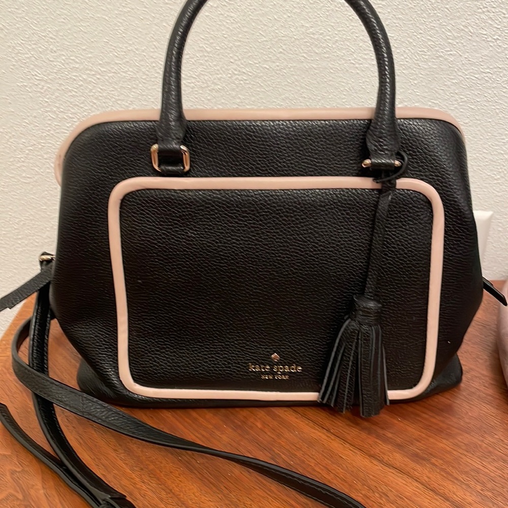 Black and Tan Kate Spade bag